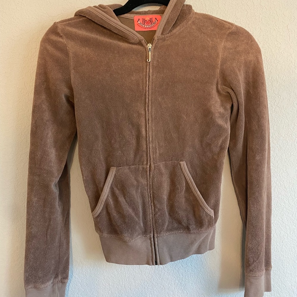 Juicy Couture terrycloth zip hoodie